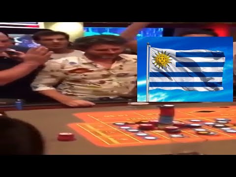 Qué suerte ! este jugador de ruleta gana con el 32 en el Casino Conrad de Punta del Este en Uruguayâœ…