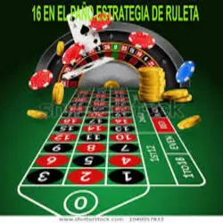 16 en el paño ruleta