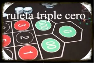 ruleta triple cero